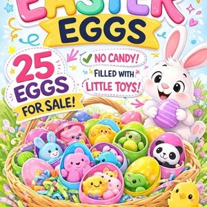 Easter Eggs Surprise Toys - 25 Pack (Colorful)